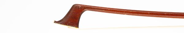 A nickel-mounted cello bow, workshops of Paesold, Germany, circa 1980