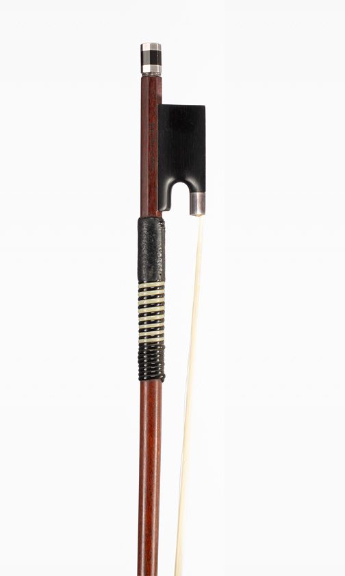 A silver-mounted violin bow, Workshop of W. E. Hill & Sons, England