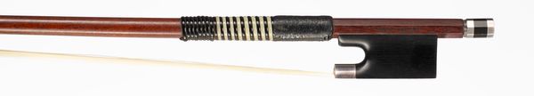 A silver-mounted violin bow, Workshop of W. E. Hill & Sons, England