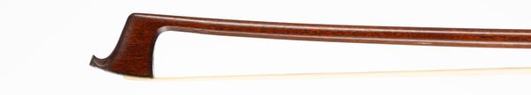 A silver-mounted violin bow, Workshop of W. E. Hill & Sons, England