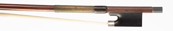 A silver-mounted violin bow, Workshop of W. E. Hill & Sons, England