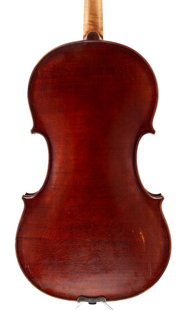 A viola by Wilfred Saunders, Nottingham, 1984 - back