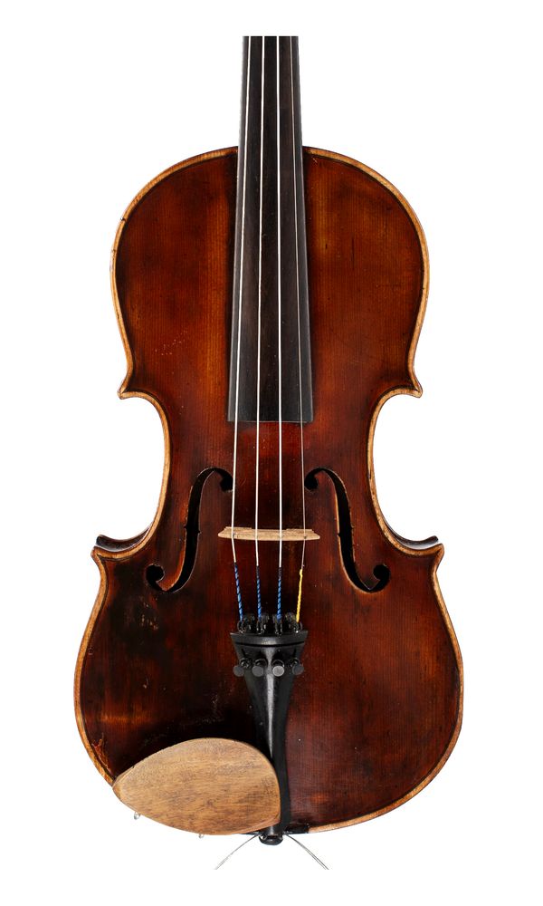 A three-quarter sized violin, labelled The Maidstone