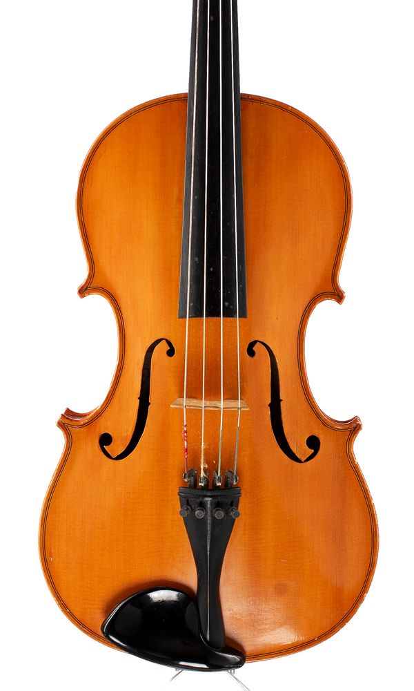 A viola, labelled G. E. Rowland