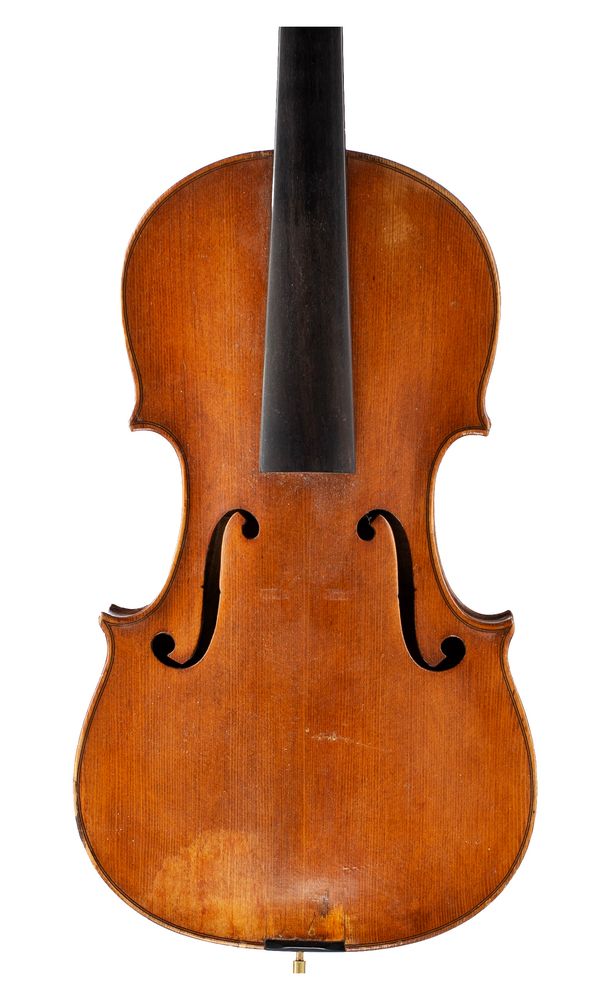 A violin, labelled Gav Guiseppe Rossi