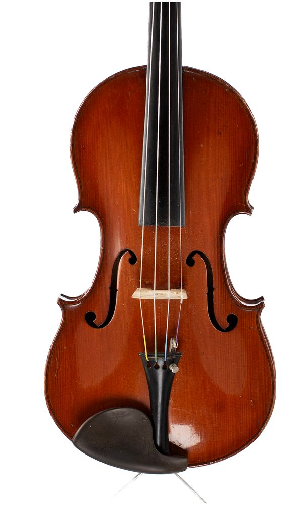 A violin, labelled H. Clotelle