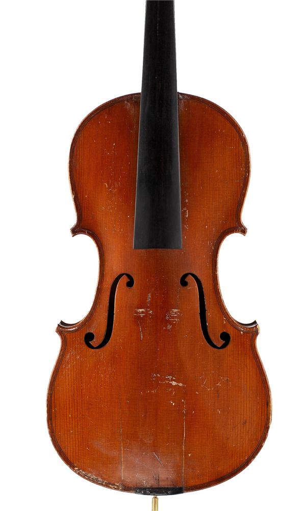 A violin, labelled Antonius Stradiuarins