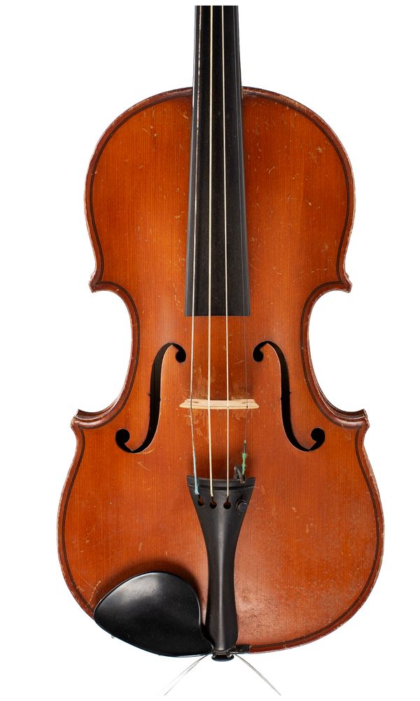 A violin, labelled Nicolas Bertholini
