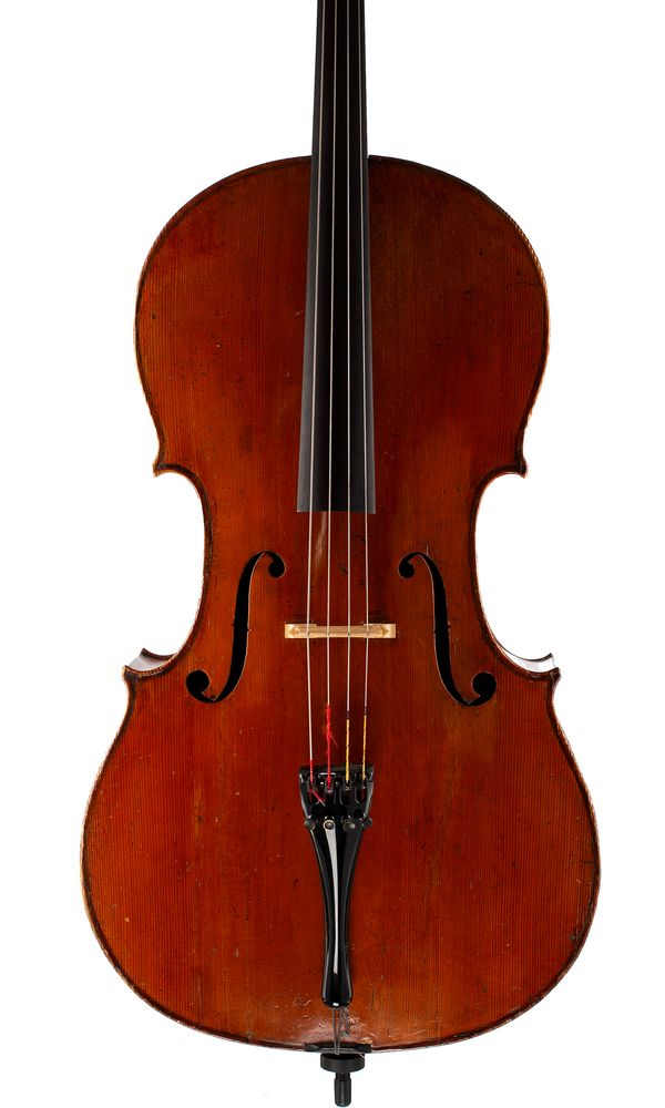 A cello, possibly Charles Mennegand, France, 19th Century