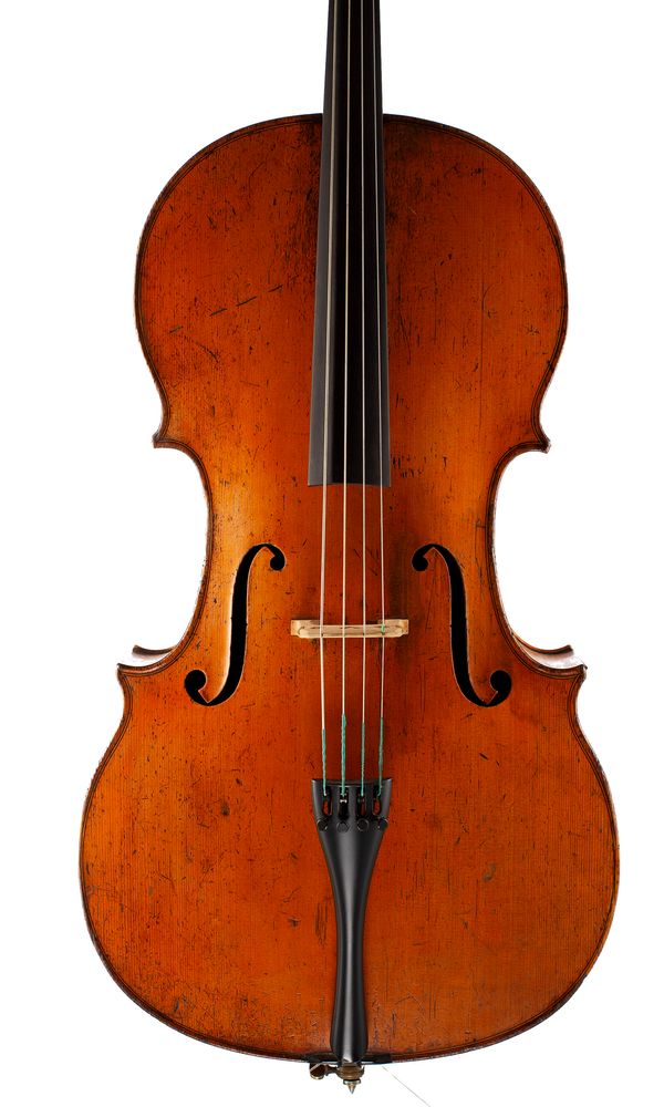 A cello, Workshops of Louis Moitessier, Mirecourt, circa 1820