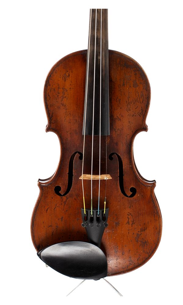 A three-quarter sized violin, School of Caussin, France, circa 1900