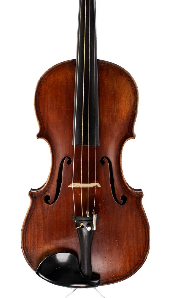 A violin, labelled John Anderson