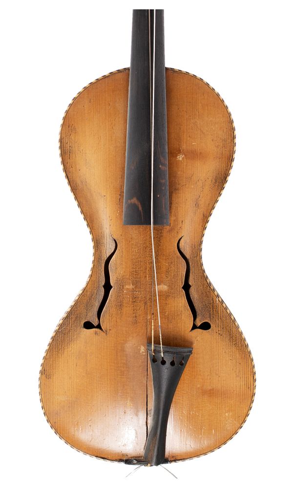 A violin, branded Guseto
