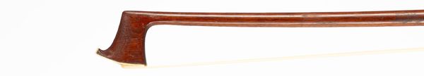 A nickel-mounted violin bow, Workshop of Bausch, Germany, circa 1890