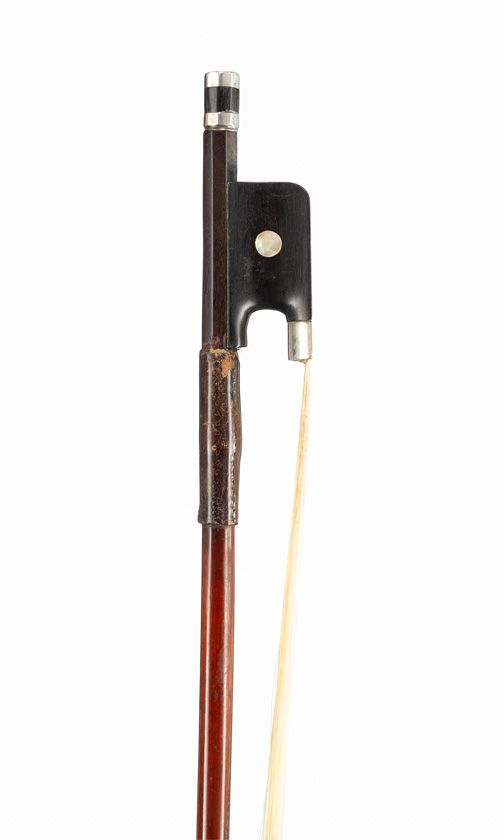 A silver-mounted violin bow, Germany, circa 1910