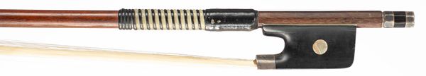 A silver-mounted cello bow, Germany, circa 1910