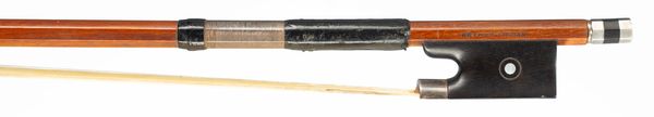 A silver-mounted violin bow, Workshop of Arthur Thoma, Germany