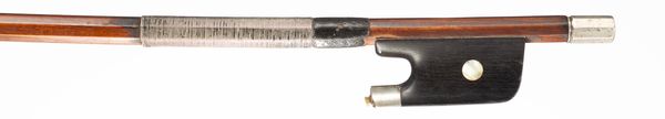 A silver-mounted cello bow, early 20th Century