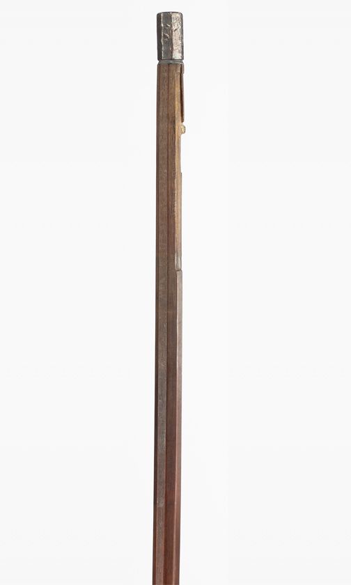 A violin bow stick, branded Jerome Thibouville Lamy