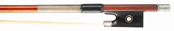 A silver-mounted violin bow