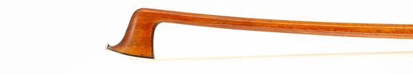 A silver-mounted violin bow by André Morizot, France, 1940