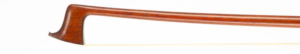 A silver-mounted violin bow by Morizot Freres, Mirecourt, 1950