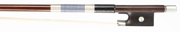 A silver-mounted violin bow for Jérôme Thibouville-Lamy, Mirecourt, circa 1920