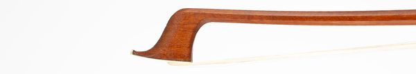 A nickel-mounted cello bow, Workshop of Roderich Paesold, Germany