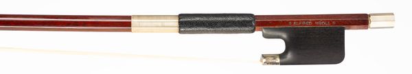 A silver-mounted cello bow, Workshop of Alfred Knoll