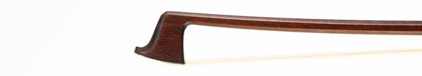 A gold and tortoiseshell-mounted viola bow by John Clutterbuck, London, 1971