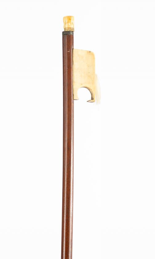An ivory-mounted violin bow, probably Thomas Tubbs, London, circa 1840