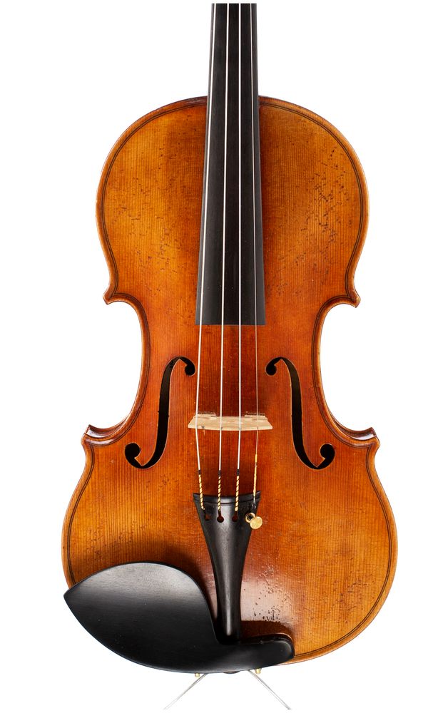 A violin by Heinrich Th. Heberlein, Markneukirchen, 1927