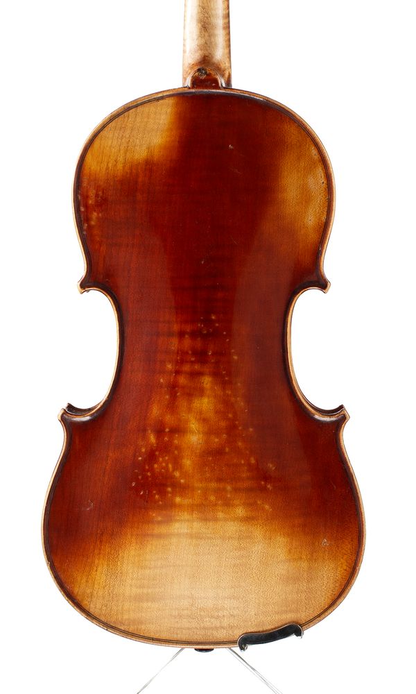 A violin, School of Grandjon, Mirecourt, circa 1890 - back
