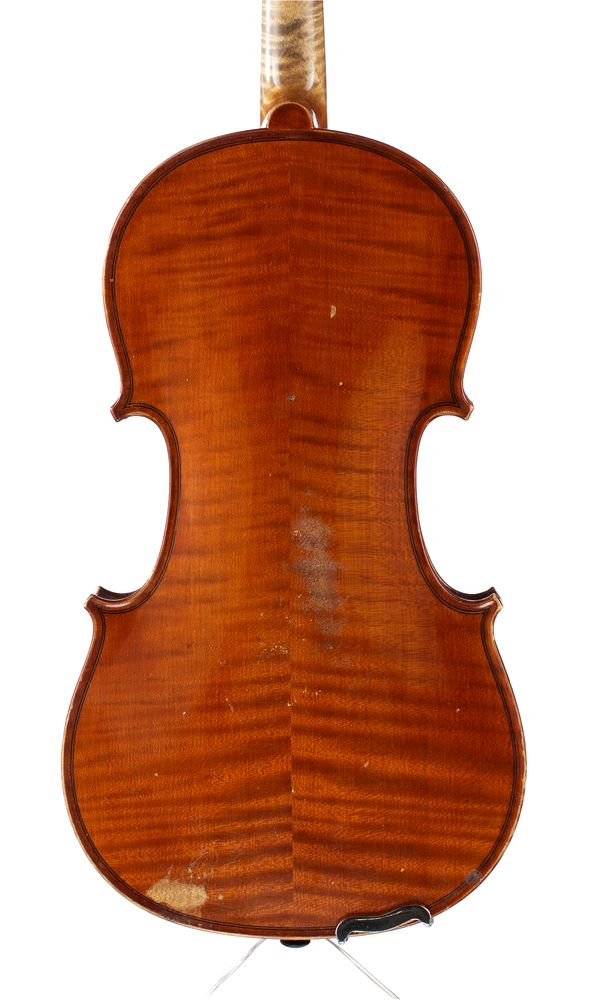 A violin, Workshop of Emile Mennesson, Paris, 1899 - back