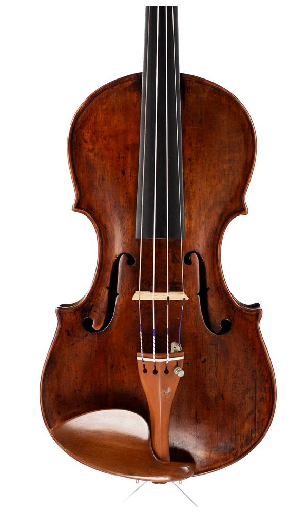 A violin, labelled Gia Bapt. Grancino