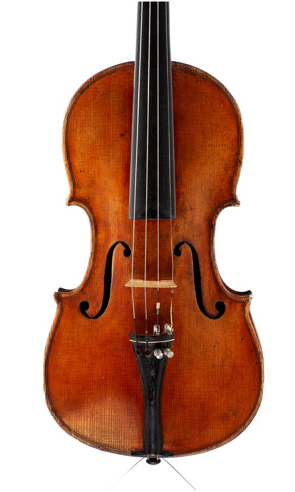 A violin, signed internally Andrea Corsi [?]