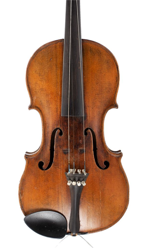 A violin, labelled Joannes Baptista Zanoli, Verone