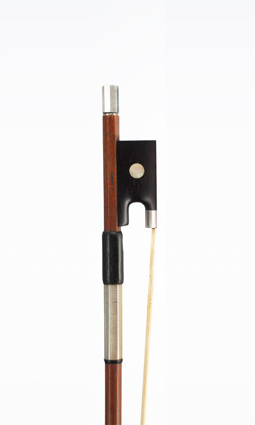 A silver-mounted violin bow, Workshop of Finkel, Oberhasli, circa 2000