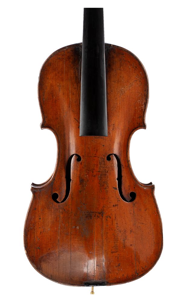 A violin, labelled Antonius & Hieronymus Amati circa 1920 over 100 years old
