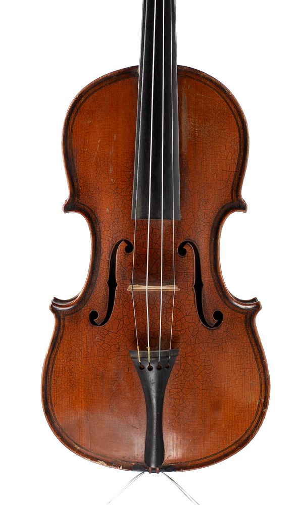 A violin, labelled Giovan Paolo Maggini, Brescia, 1622