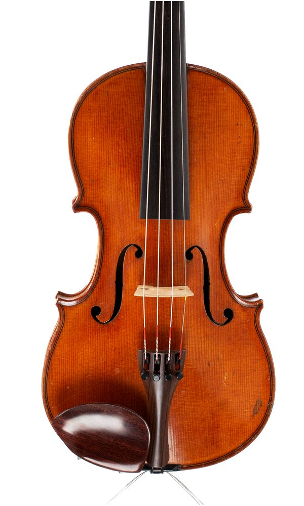 A violin, probably by H Sims, Hull, 1909