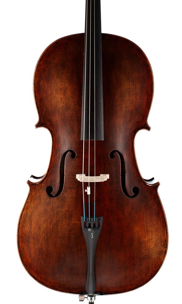 A cello, labelled The Messina