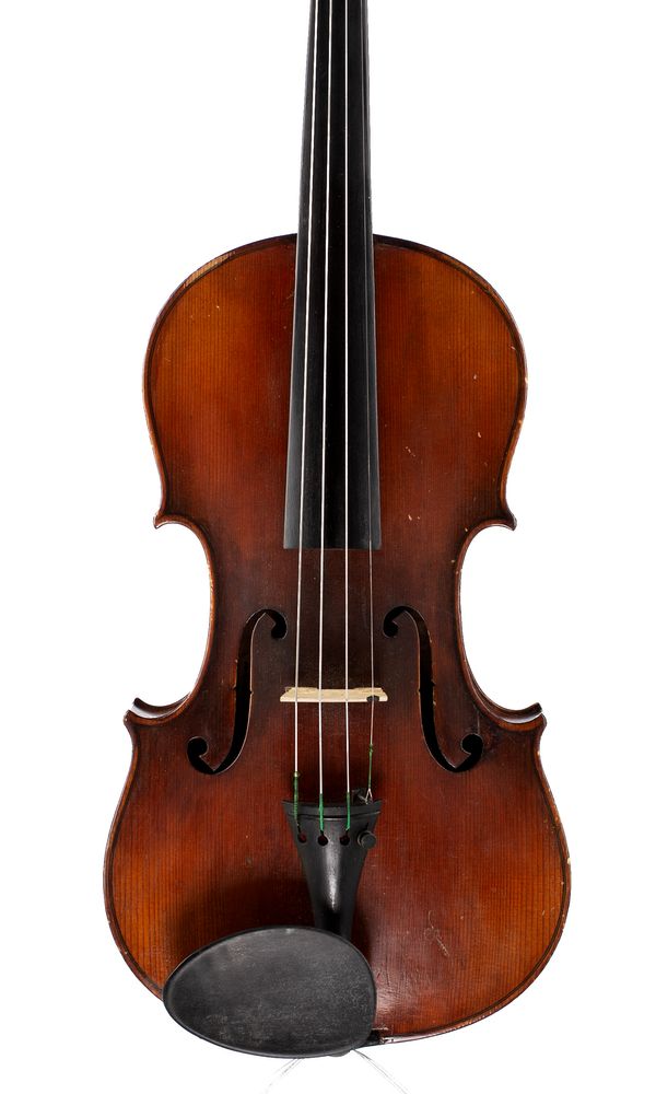 A violin, labelled Antonius Stradivarious