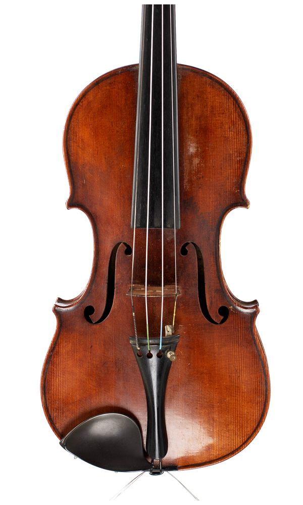 A violin, labelled J. T. Wooding