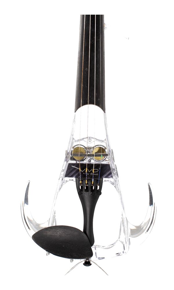 An electric violin, branded Vivo2 by Ted Brewer