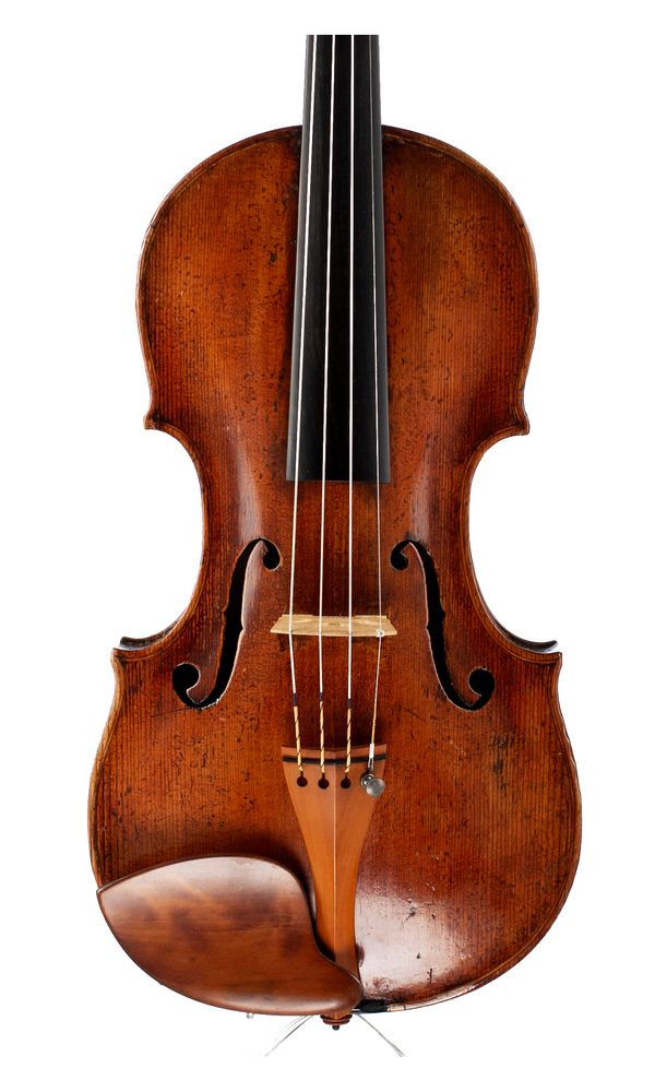 A violin, labelled [Illegibly]