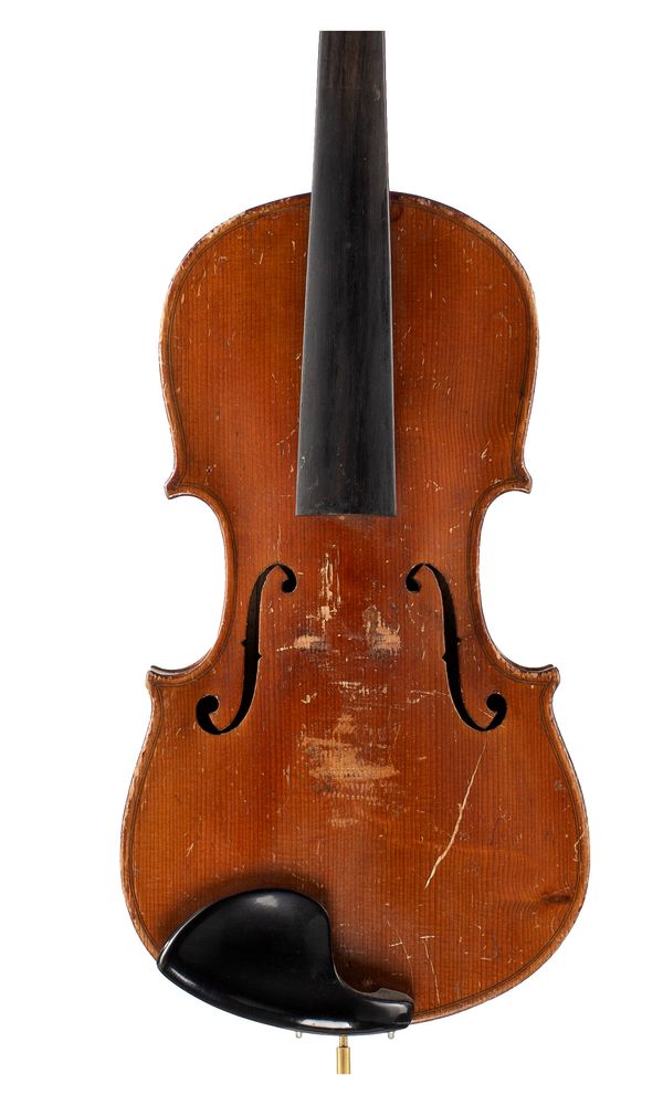 A small violin, labelled The Maidstone
