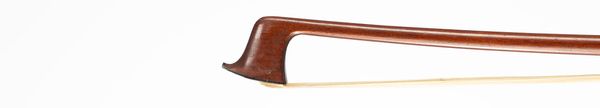 A silver-mounted violin bow, circa 1900