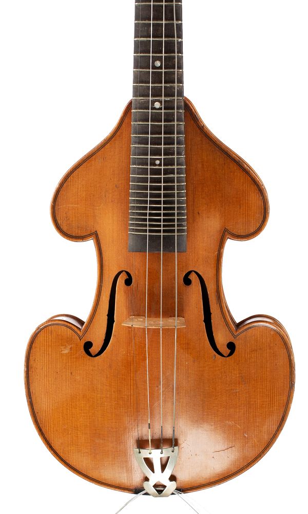 A zither / table violin, unlabelled