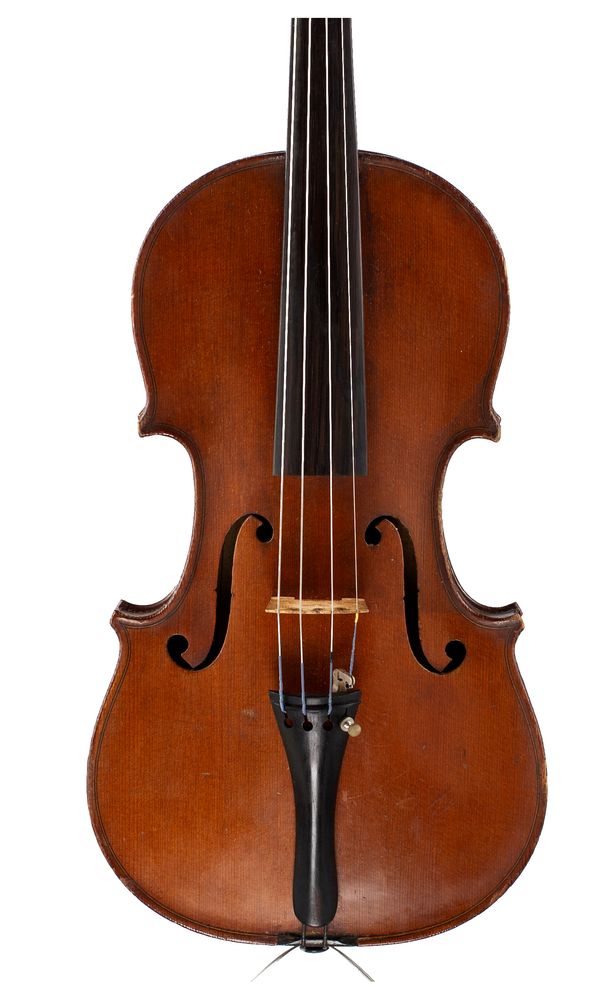 A violin, labelled Nicolas Bertholini